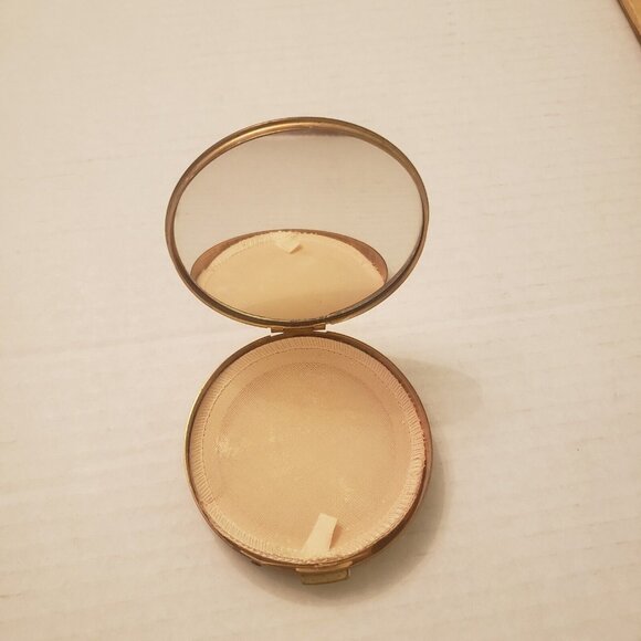 Vtg Glittery Compact Art Deco Whimsical Confetti Streamers - Picture 7 of 12